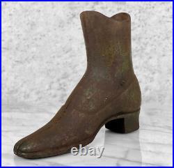 Antique Traditional Cast Iron Western Boot Shoe Store Display Doorstop