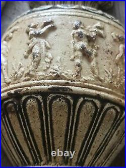 Antique Victorian Cast Iron Door Stop, Urn Pedestal Neoclassical Bookends Heavy Antique Victorian Cast Iron Door Stop, Urn Pedestal Neoclassical Bookends Heavy