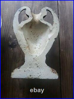Antique Victorian Cast Iron Door Stop, Urn Pedestal Neoclassical Bookends Heavy Antique Victorian Cast Iron Door Stop, Urn Pedestal Neoclassical Bookends Heavy