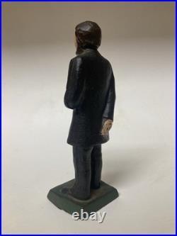 Antique Victorian Cast Iron Honest Abe Abraham Lincoln Figural Painted Door Stop Antique Victorian Cast Iron Honest Abe Abraham Lincoln Figural Painted Door Stop