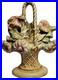 Antique_Vintage_Cast_Iron_Door_Stop_Flower_Basket_Size_10_X_8_Inches_Nice_Patina_01_bb