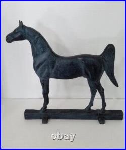 Antique Virginia Metalcrafters King's Genius 1938 cast iron HORSE doorstop