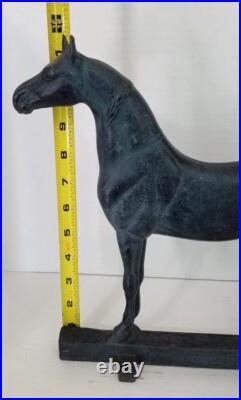 Antique Virginia Metalcrafters King's Genius 1938 cast iron HORSE doorstop