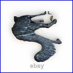 Antique Whippet Borzoi Greyhound Wolf Hound CAST IRON DOORSTOP statue Number 211