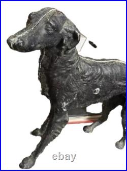 Antique Whippet Borzoi Greyhound Wolf Hound CAST IRON DOORSTOP statue Number 211