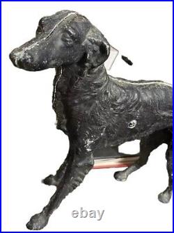 Antique Whippet Borzoi Greyhound Wolf Hound CAST IRON DOORSTOP statue Number 211