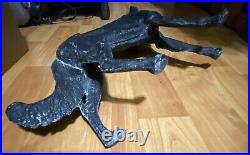 Antique Whippet Borzoi Greyhound Wolf Hound CAST IRON DOORSTOP statue Number 211