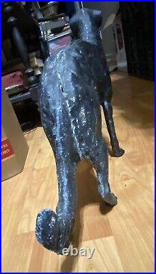 Antique Whippet Borzoi Greyhound Wolf Hound CAST IRON DOORSTOP statue Number 211