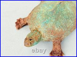 Antique Wilton Cast Iron Turtle Slider Door Stop