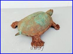 Antique Wilton Cast Iron Turtle Slider Door Stop