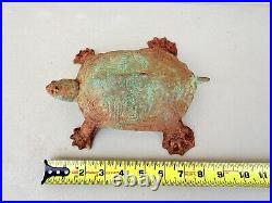 Antique Wilton Cast Iron Turtle Slider Door Stop
