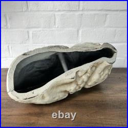 Antique Wilton Foundry Cast Iron Cat Fireside Lounging Resting Doorstop GREAT