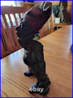 Antique cast iron gnome