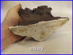 Beautiful Antique Cast Iron Tulips Planter Doorstop Albany Foundry FDL Convent