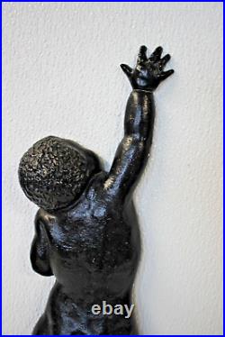 Black Child Reaching Cast Iron Doorstop 20th Century Ella Rood Studios Whitman