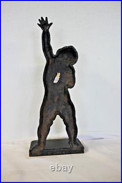 Black Child Reaching Cast Iron Doorstop 20th Century Ella Rood Studios Whitman