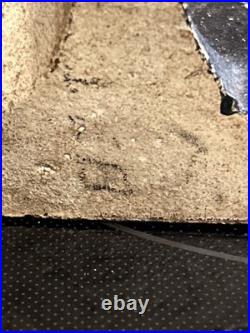 Boy Carrying Fruit Basket Antique Cast Iron Door Stop Unmarked 9x4RARE