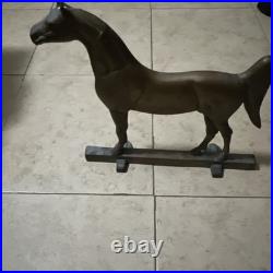 Brass Horse Door Stop, King's Genius, circa 1938 Calvin Roy Kinsler