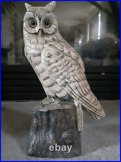 CJo Judd Co. 1287 Snowy Owl antique Cast Iron Doorstop Antique Rare