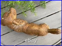 Cast Iron Antique HUBLEY #487 COCKER SPANIEL 11 DOG STATUE DOOR ART DOORSTOP