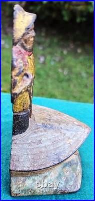 Cast Iron Door Stop, Captain, Fisherman on a Boat