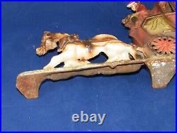 Cast Iron Door Stop Oxford To London Royal Mail Horse & Stagecoach 20 Long