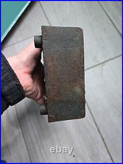 Cast Iron Door Stop Ship B&H MARKED