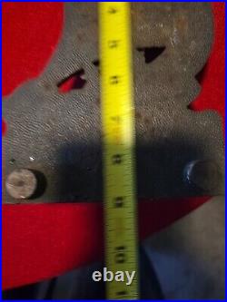Cast Iron Door Stop Ship B&H MARKED