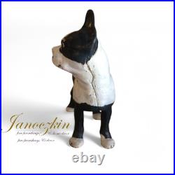 Cast Iron Doorstop, Boston Terrier Dog, Sculpture, Farmhouse, Retro, Office Cast Iron Doorstop, Boston Terrier Dog, Sculpture, Farmhouse, Retro, Office