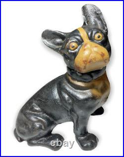Cast Iron French Bulldog Doorstop In Great Condition