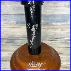 Cast Iron Hitching Post Horse Head Fence Topper Ring Stand Art Decor Door Stop