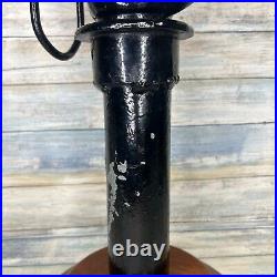 Cast Iron Hitching Post Horse Head Fence Topper Ring Stand Art Decor Door Stop
