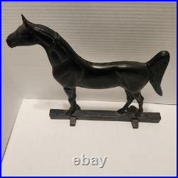 Cast Iron Horse Equestrian Equine Door Stop King's Genius 1938 by Rife Loth Cast Iron Horse Equestrian Equine Door Stop King's Genius 1938 by Rife Loth
