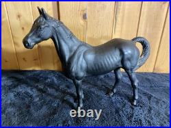 Cast Iron Hubley Black Beauty Horse Doorstop