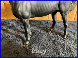 Cast Iron Hubley Black Beauty Horse Doorstop