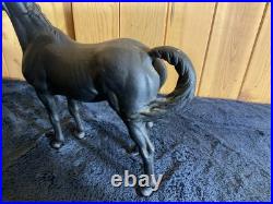 Cast Iron Hubley Black Beauty Horse Doorstop