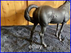 Cast Iron Hubley Black Beauty Horse Doorstop