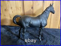 Cast Iron Hubley Black Beauty Horse Doorstop Cast Iron Hubley Black Beauty Horse Doorstop