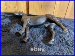 Cast Iron Hubley Black Beauty Horse Doorstop