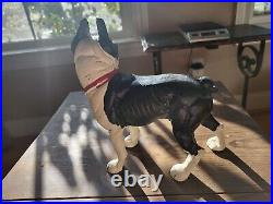 Cast Iron Hubley Style Boston Terrier Large Dog Animal Door Stop Doorstop 7 Lbs+ Cast Iron Hubley Style Boston Terrier Large Dog Animal Door Stop Doorstop 7 Lbs+