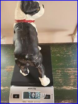 Cast Iron Hubley Style Boston Terrier Large Dog Animal Door Stop Doorstop 7 Lbs+ Cast Iron Hubley Style Boston Terrier Large Dog Animal Door Stop Doorstop 7 Lbs+