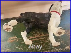 Cast Iron Hubley Style Boston Terrier Large Dog Animal Door Stop Doorstop 7 Lbs+ Cast Iron Hubley Style Boston Terrier Large Dog Animal Door Stop Doorstop 7 Lbs+