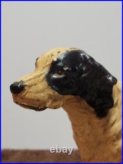 Cast Iron Pointer Dog Doorstop c. 1910-1940 Door Stop Antique Vintage Hubley