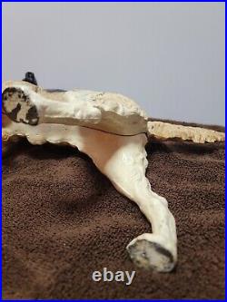 Cast Iron Pointer Dog Doorstop c. 1910-1940 Door Stop Antique Vintage Hubley
