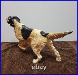 Cast Iron Pointer Dog Doorstop c. 1910-1940 Door Stop Antique Vintage Hubley