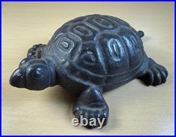 Cast Iron TURTLE Doorstop Vintage