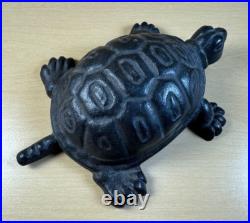 Cast Iron TURTLE Doorstop Vintage
