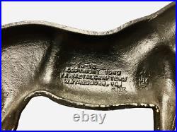 Cast Iron VA Metalcrafters 1949 HUNTER Race Horse Calvin Roy Kinstler Doorstop