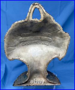 Cast Iron Waverly Studios FLOWER BASKET Door Stop 10 Original