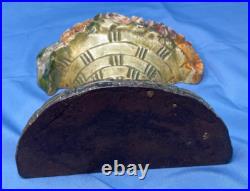 Cast Iron Waverly Studios FLOWER BASKET Door Stop 10 Original Cast Iron Waverly Studios FLOWER BASKET Door Stop 10 Original